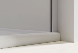 Душевая дверь Vincea Extra VDP-1E9010CGB, 900/1000, черный, стекло тонированное